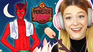 Single Girl Finds Virtual Love At Summer Camp | Monster Camp screenshot 5