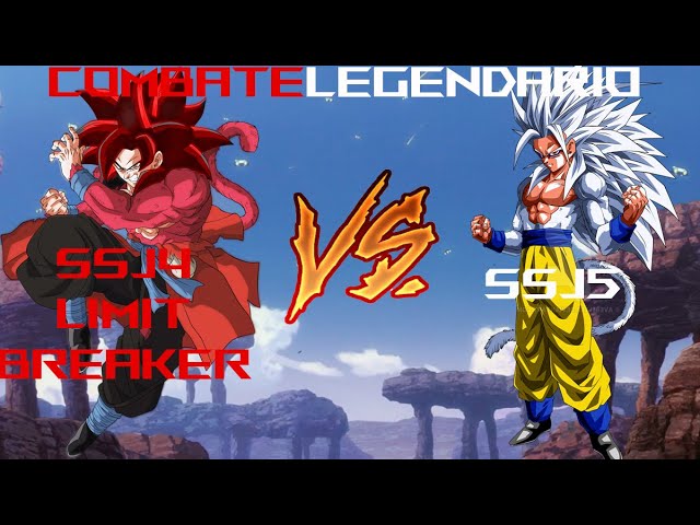 SSJ4 Limit Breaker (SDBH) vs SSJ5 (DBAF), Combates Legendarios