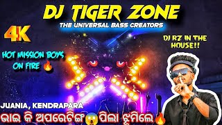 DJ TIGER ZONE WITH DJ RZ AT - JUANIA,KENDRAPARA HOT MISSION BOYS GANESH PUJA BHASANI //
