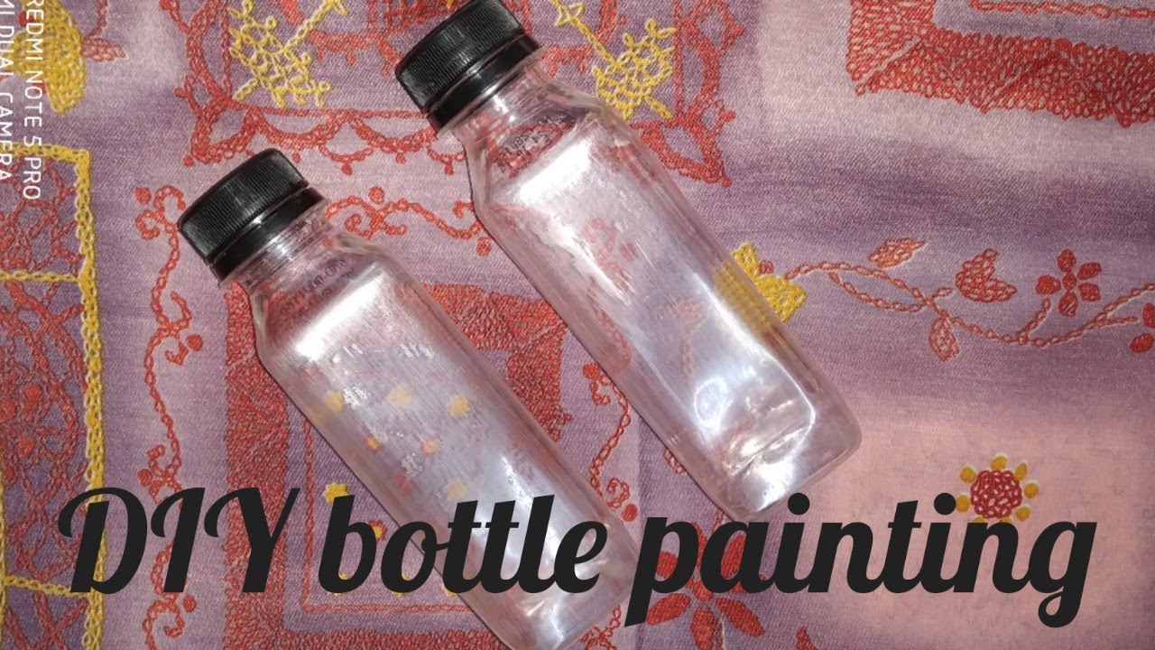 Bottle painting..plastic bottle art..best craft idea out of waste