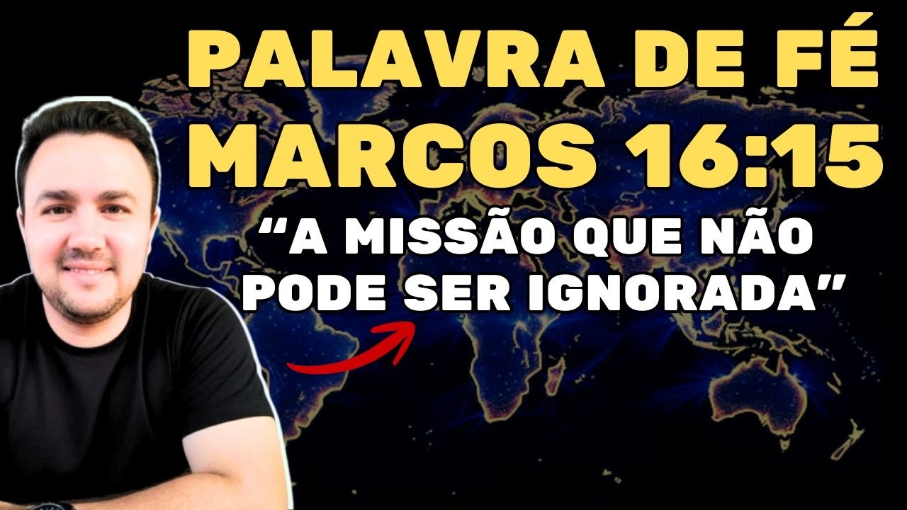 ✅ “UMA ORDEM, NÃO UMA OPÇÃO” (PALAVRA DE FÉ)