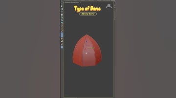 Design a pointed ribbed dome in 3ds Max #3dsmax #interiordesign #exteriordesign #classic
