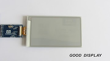 3.71 inch e-paper display black and white e-ink screen module GDEW0371Z80