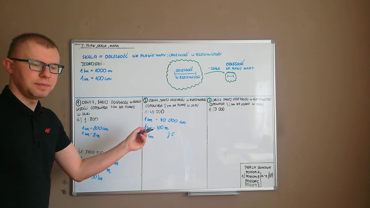 Skala I Plan Diagramy Sprawdzian Klasa 4 Chomikuj Plan, skala, mapa 1 - YouTube