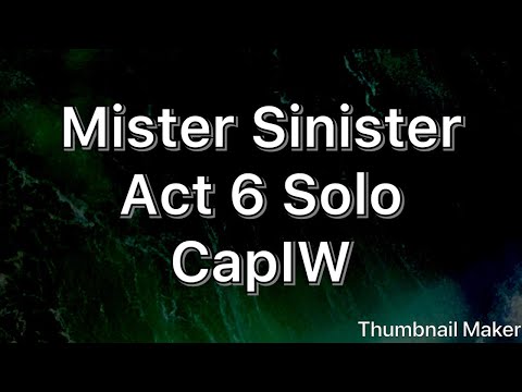 Act 6.2.2 Mister Sinister Boss solo Captain America Infinity War Marvel Contest of champions MCOC