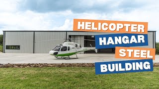 Midbrook Delivers a Helicopter Hangar Steel Building for Central Helicopters