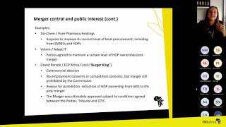 CGCSA webinar part1 | Competition law: with a focus on public interest issues | Jocelyn Katz
