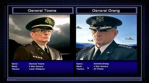 Laser General vs Air Force General - C&C Generals: Zero Hour (Medium)