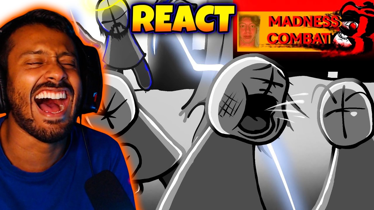 MADNESS COMBAT DA ZUEIRA VIVE!! React AO REMAKE HILÁRIO do VINIZITO!! 