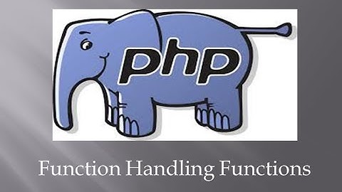 Epi-11 Function handling Functions | PHP in Tamil