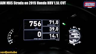 AiM MXS Strada on Honda HRV 1.5L CVT