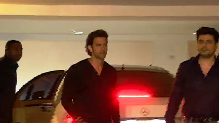 Hrithik Roshan at Karan Johar's 42nd Birthday Party.