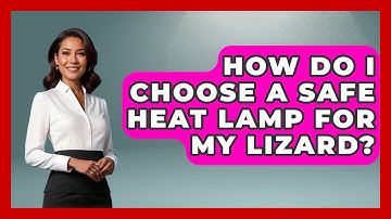 How Do I Choose A Safe Heat Lamp For My Lizard? - Reptilian Wonders
