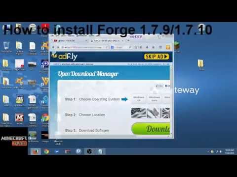 How to download forge for minecraft 1.7.9/1.7.10