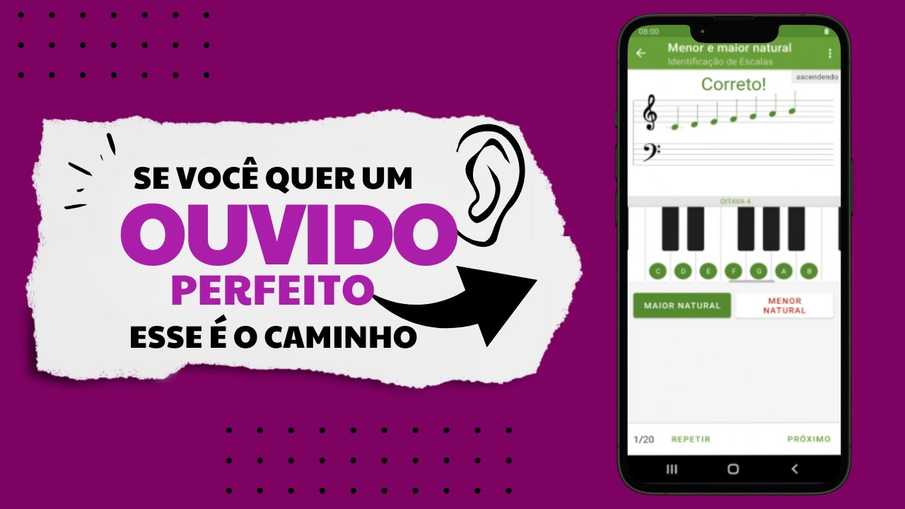 Testei um aplicativo para treinar o ouvido todos os dias | App Perfect Ear