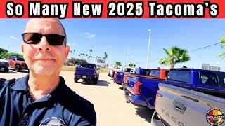 Dealer Lot Walk For The 2025 Toyota Tacoma