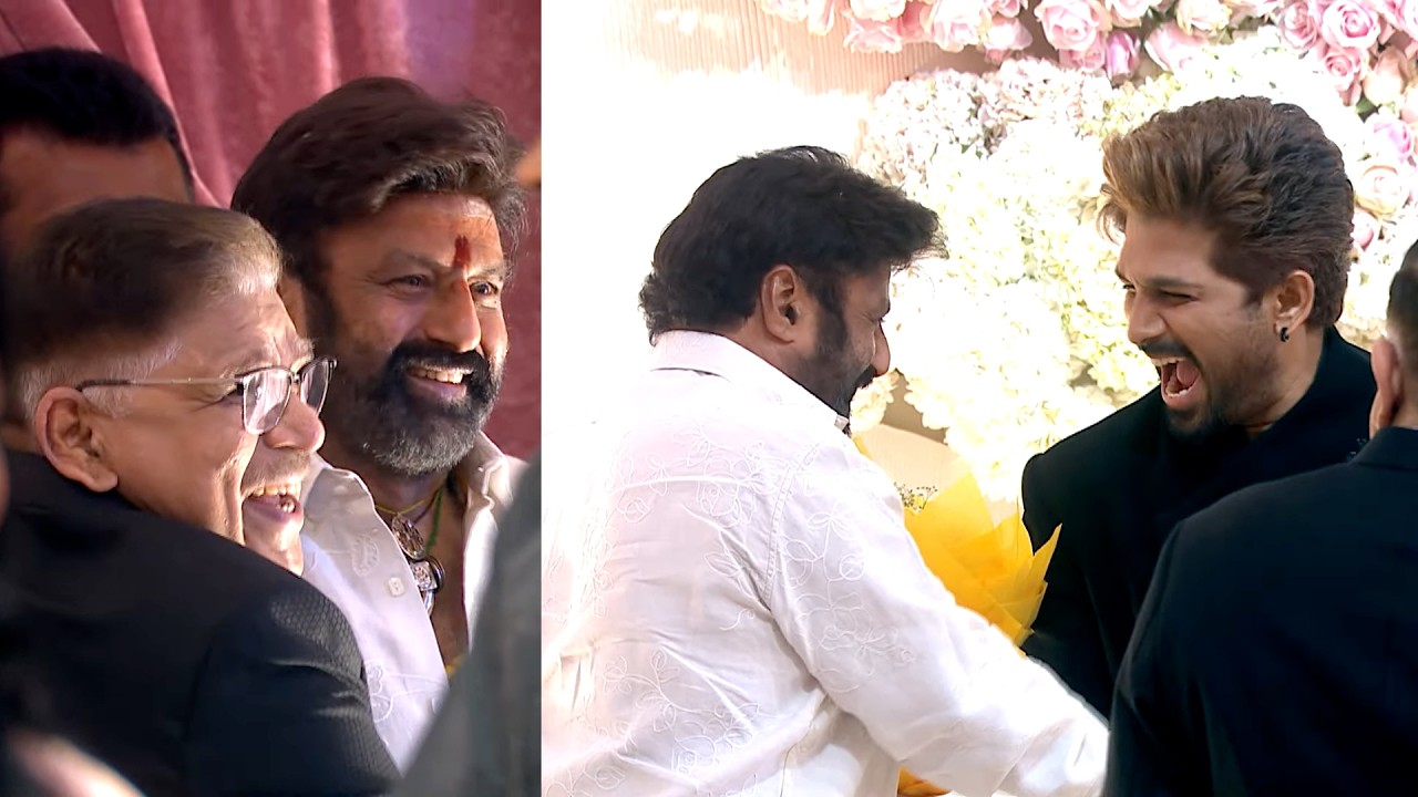 Nandamuri Balakrishna Visuals at Allu Sirish & Nayanika Reddy Pre-Wedding Reception