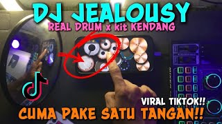 DJ JEALOUSY VIRAL TIKTOK TERBARU - INDONESIA DJ REMIX TIKTOK | Real Drum Cover