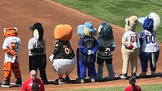 Blooper mascot party at Atlanta Braves 2025