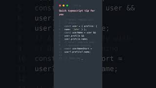 👌 TypeScript tip that changes how you code 🌟 #typescripttips #typescript #shorts