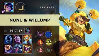 Nunu & Willump Carry vs Ezreal - EUNE Master Patch 26.13