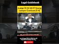 Judge Ke Presan Se Young Lawyer Confuse😕 #viral #court #judge #lawyer #law #students #trending