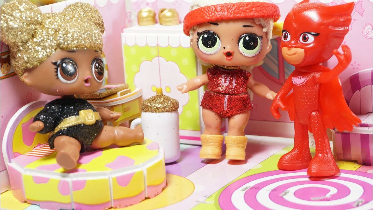 LOL Sürpriz Bebekler Pijamaskeliler Baykuş Kız ile