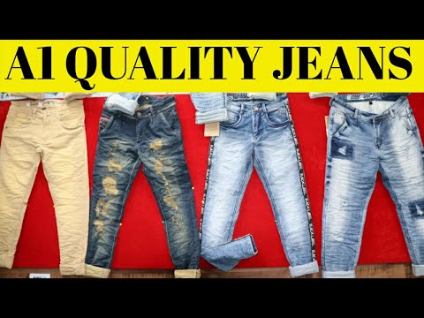 A1 QUALITY JEANS ! BIGGEST JEANS MANUFACTURER IN DELHI |JEANS WHOLESALE DELHI | - YouTube