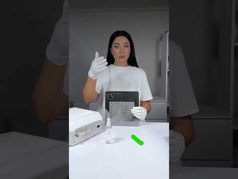 Витяжка настільна манікюрна з HEPA фільтром Teri Diamond, колір білий (сітка металік), відео 1