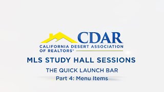 MLS Study Hall Sessions - The Quick Launch Bar, Part 4