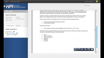 TSG Labs - Edit Document Directly in HPI