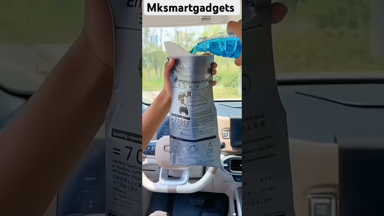 Emergency Portable Car Mini Toilet Bags 😲🔥🧸👍
