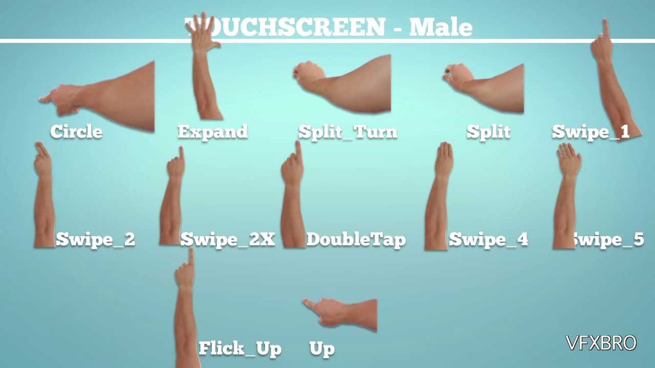 Real Gestures Library Samples