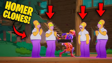 Where are the Homer Clones in Fortnite?