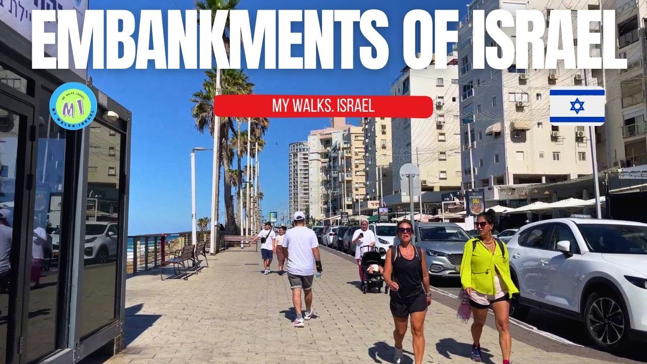 The Secret Side of Israel’s Coast | Relaxing Beach Walk 4K