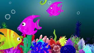 Bedtime Lullabies and Peaceful Fish Animation. Lullaby Aquarium. Soothing fishes122#animation screenshot 4