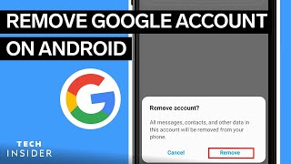 how to remove a google account on android