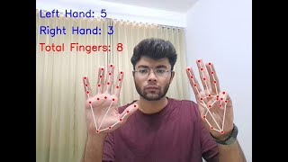 Real-Time AI Finger Counter Using MediaPipe & OpenCV