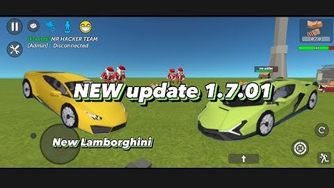 simple sandbox 2 update 1.7.01 new update new Lamborghini and fix the friend list bug in SSB2
