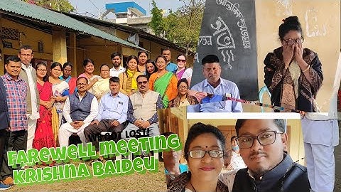 farewell meeting/krishna baideu/shankardev shishu Niketan Dhekiajuli