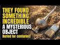 I Found a Strange Mysterious Silver Object Buried Deep Under the Sea Sand! 😱🪙 #shorts 