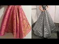 Double Layer Designer skirt/frock cutting and stitching