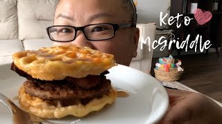 CHAFFLES | KETO McGriddle Chaffle