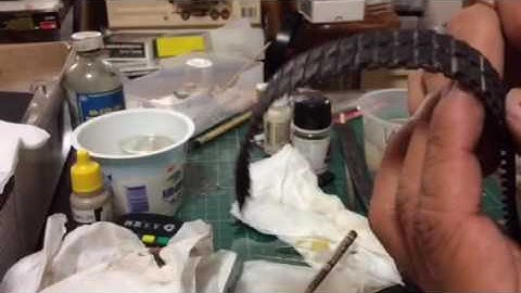 How I weathering the tracks 4