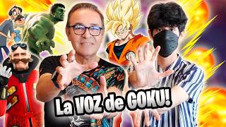Entrevisté a La VOZ de GOKU 🤯 Mario Castañeda La voz de Nuestra Infancia