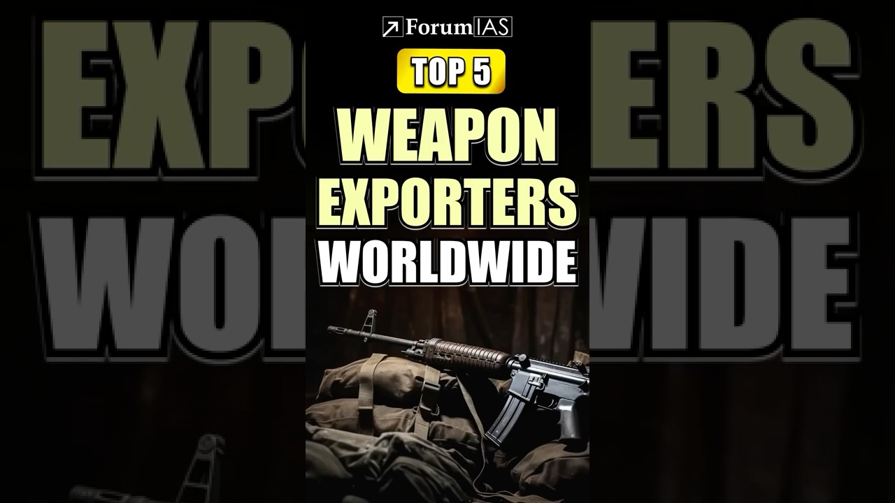 Top 5 Weapon Exporters Worldwide!