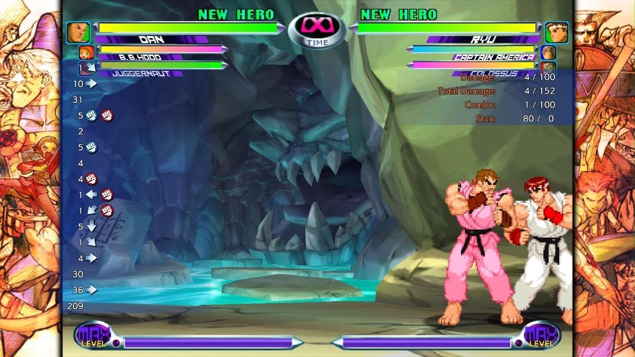 MARVEL vs. CAPCOM Fighting Collection: Arcade Classics Dan Combo MVC 2