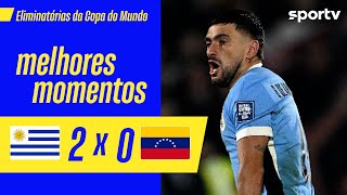 Thumbnail for URUGUAI 2 X 0 VENEZUELA | MELHORES MOMENTOS | ELIMINATÓRIAS DA COPA DO MUNDO 2026 | sportv