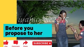 BEFORE YOU PROPOSE TO HER (PART1) || DO NOT MARRY HER IF SHE IS NOT FROM YOUR TRIBE || IYANUWOLE
