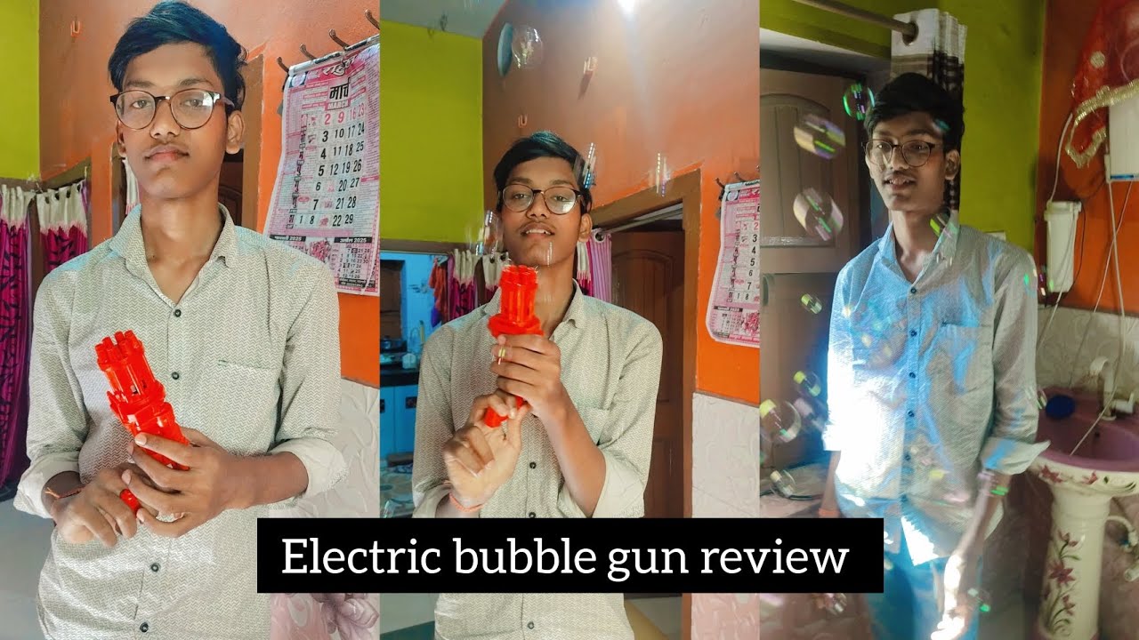 Electric bubble gun review || how to use ⚡ 🔫